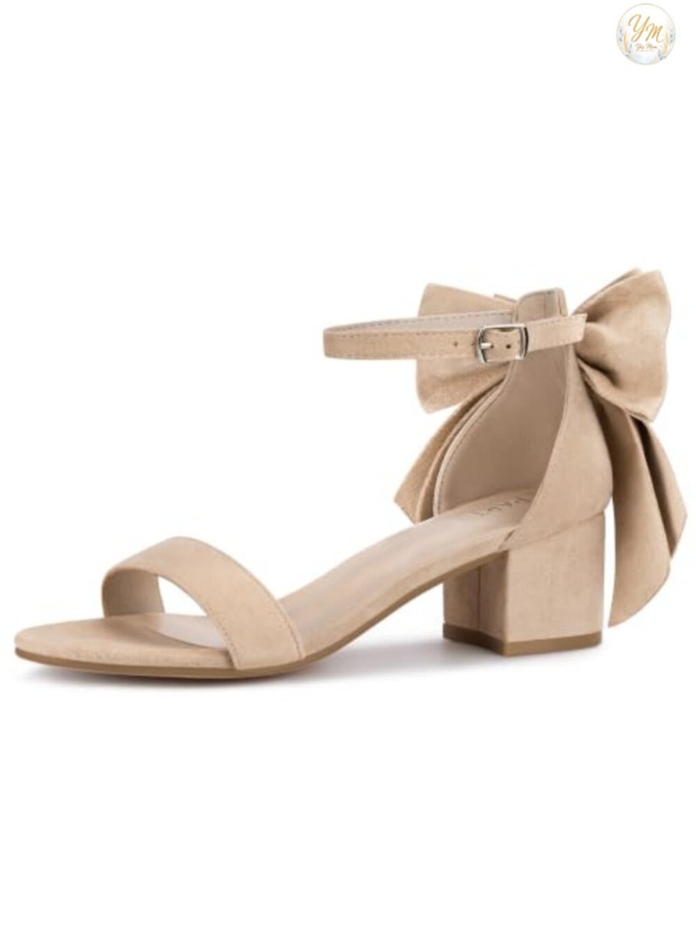 Women's Open Toe Ankle Strap Block Heel Sandals Faux Leather Party Shoes